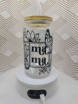 Mama Libbey Glass Tumbler