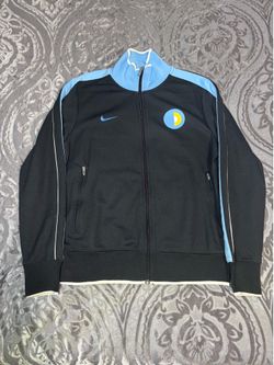 Nike Argentina Warmup Track Jacket Soccer Size Medium Mens Black Full Zip VTG