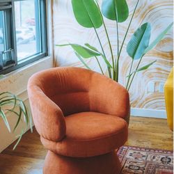 Article- Makeva Anise Brown Swivel Chair