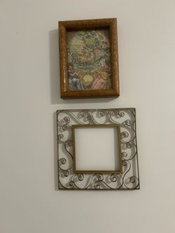 Thrifted Artwork & Gold Frame