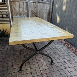 Rectangle Counter Height Table