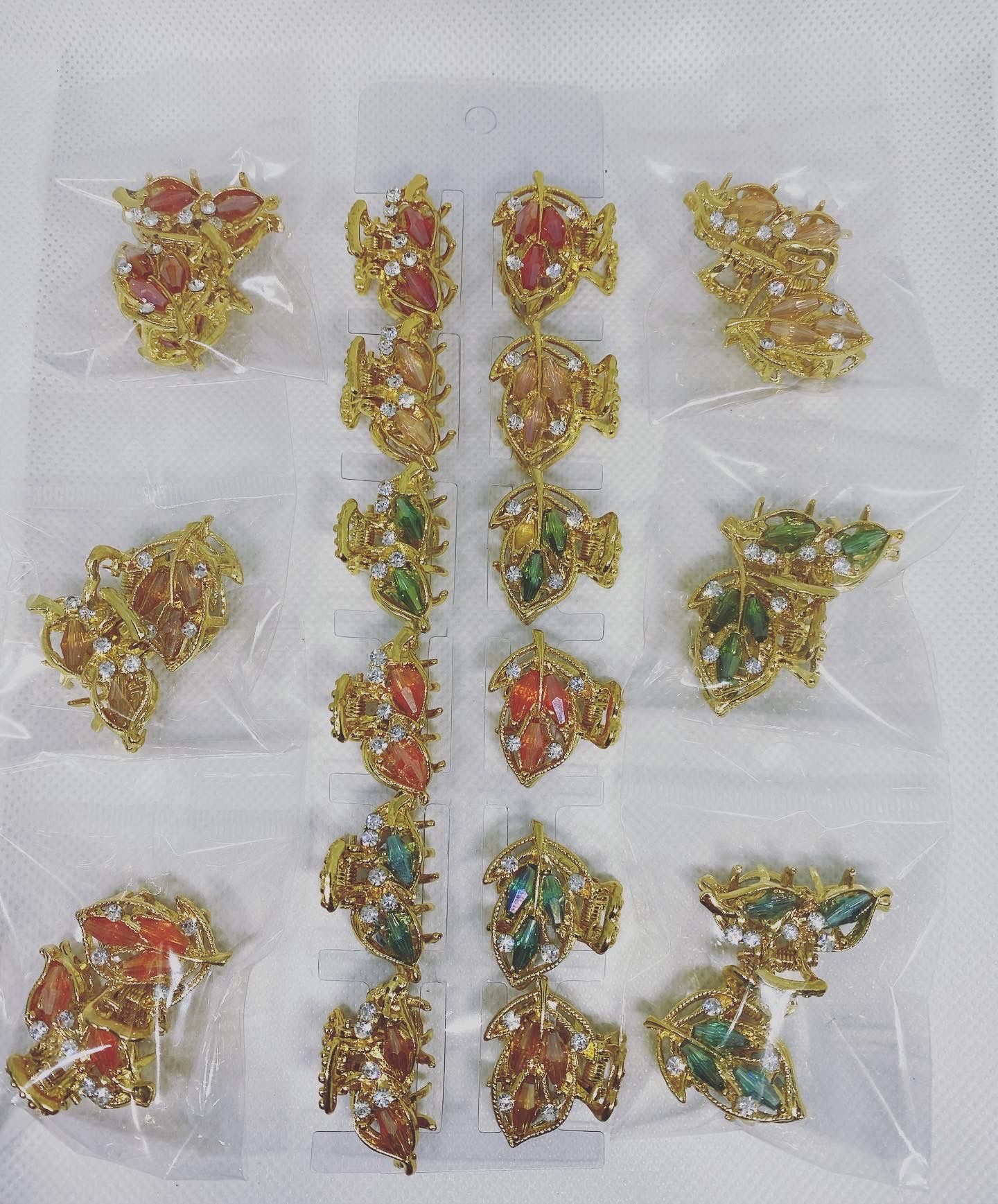 Fall leaf hair clips🍂
