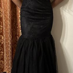 Never Worn Black Evening Dress (2)