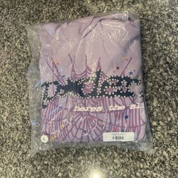 Large Purple Spider Hoodie