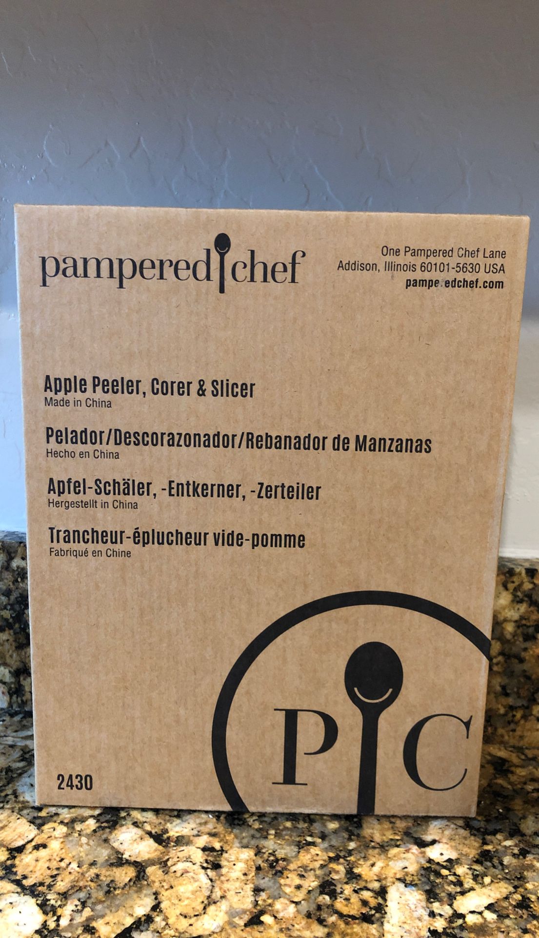 Pampered Chef Apple peeler, corer, slicer