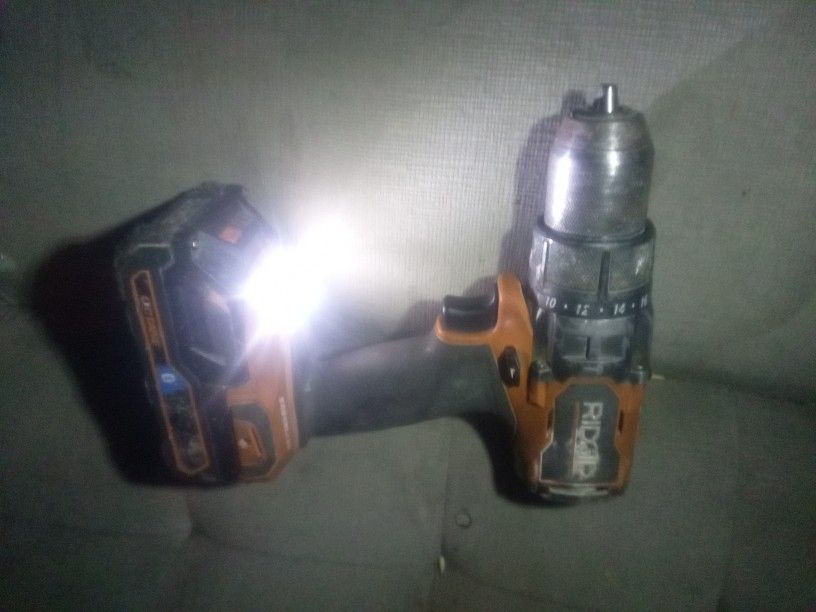 Ridgid Brushless Power Drill with Octane Battery included