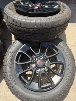 Toyota TRD Black Wheels with Falken Tires