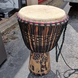 ** AFRICAN DJEMBE BONGO DRUM