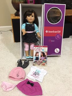 American girl doll 18in Retired Grace With Extra Clothes $ 200 FIRM
