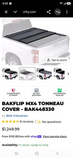 FORD Bakflip mx4 tonneau cover