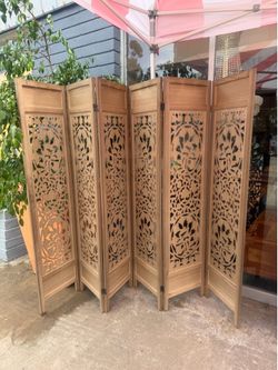Beautiful Carved wood room divider