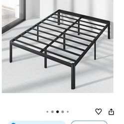 Full size metal bed frame