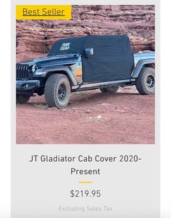 Jeep Gladiator cab cover