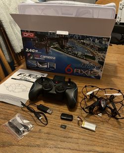 Quadcopter 6 Axis Gyro F-180 C 2.4G HZ Frequency Spectrum Barely Was Used With Box