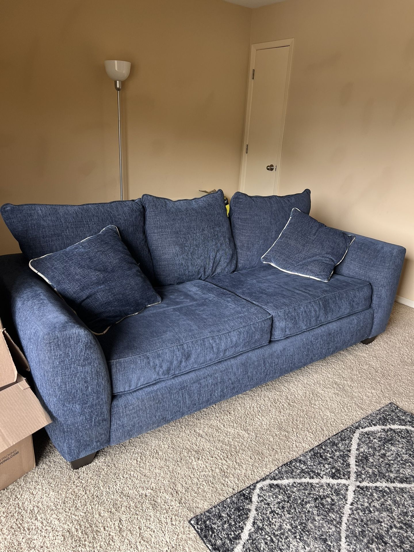 Blue Sofa – Great Condition!