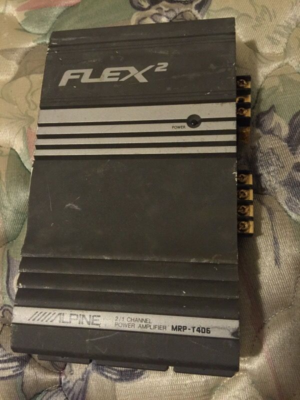 Alpine Flex 2 MRP-T406 amp