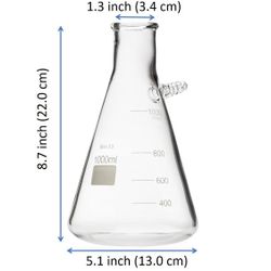 New Chemistry Büchner flask Aka Filtering Flask 1000ml!! 