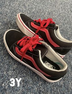 Vans size 3y