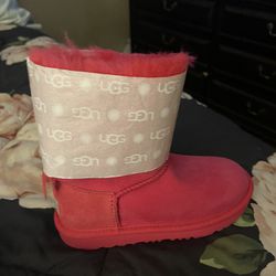 Pink Girl Ugg Boots Size 2