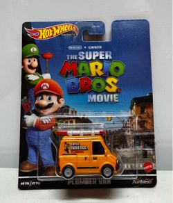Super Mario Bros Movie Plumber Van Hot wheels premium