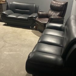 Sofa And Loveseat Fake Leather 