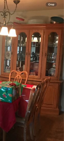 Large Oak Hutch