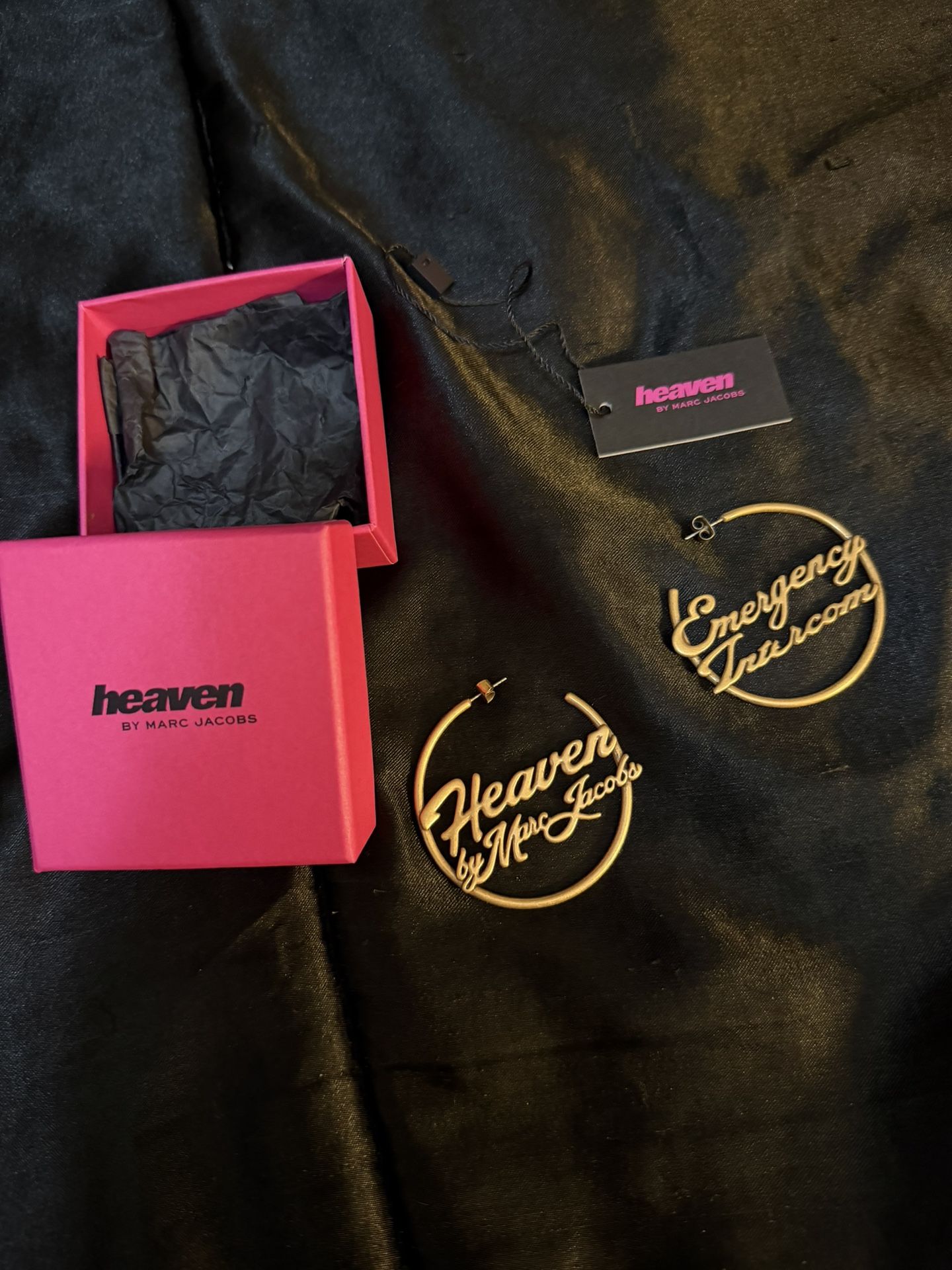 Emergency intercom Marc Jacobs earrings