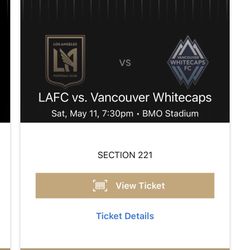 LAFC tickets Vs Vancouver 