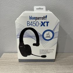 NEW in Box BlueParrott B450-XT Premium Noise Cancelling Bluetooth Headset Voice Control