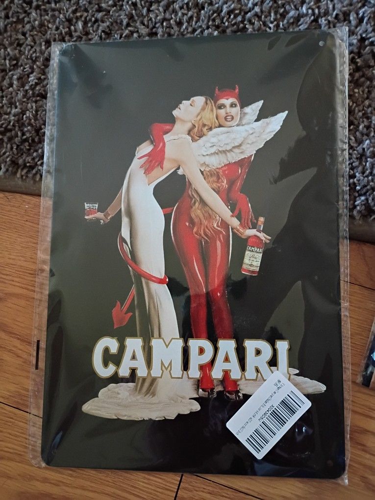 Metal Sign / Campari