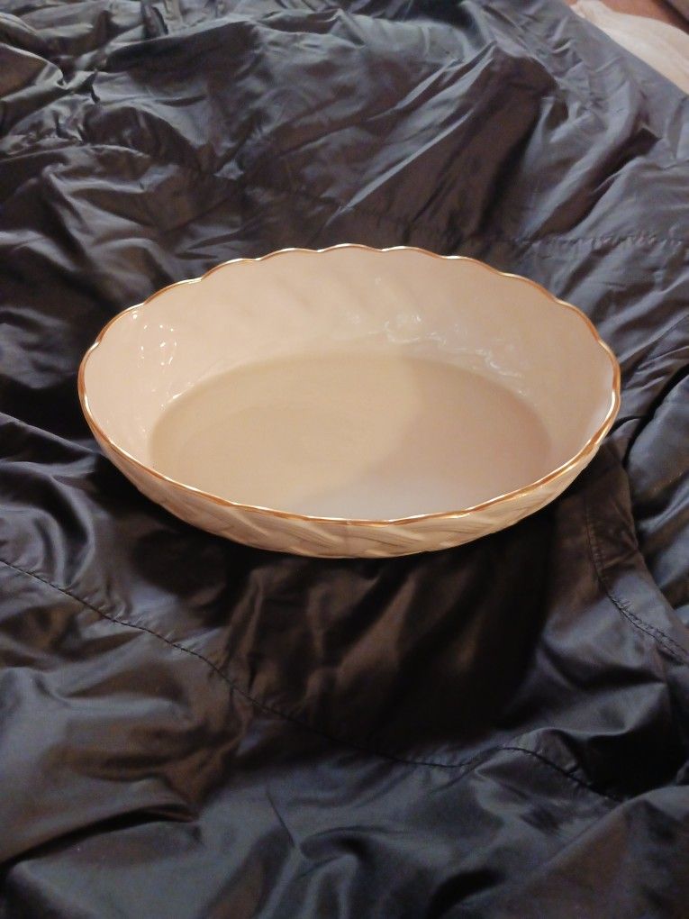 Lenox China Lattice Server 24k Gold Trim