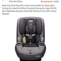 Maxi Cosi All In One Convertible Car seat 