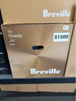 Breville the oracle jet new sealed with warranty