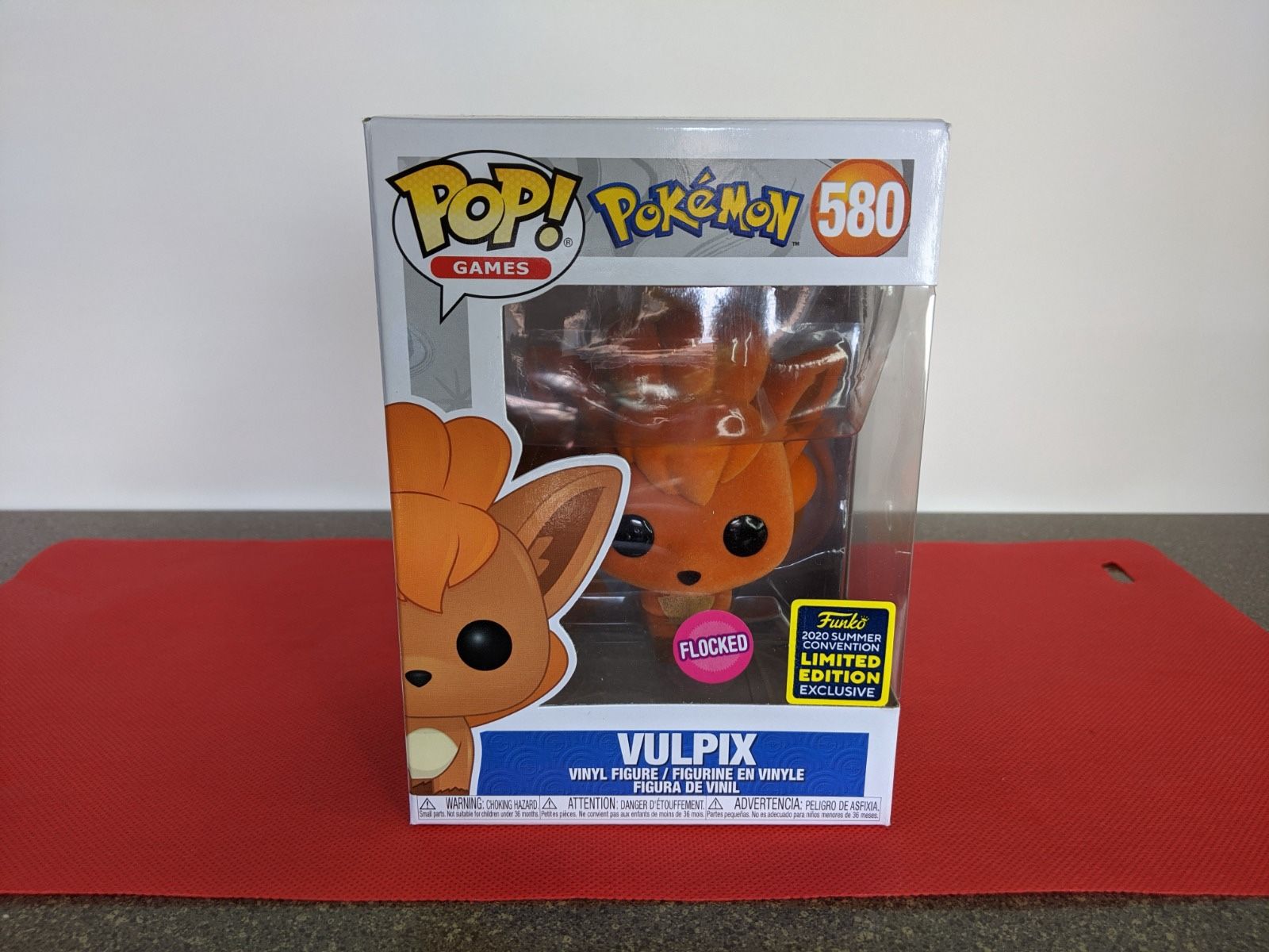 Pokemon Vulpix (Flocked) Funko POP! #580