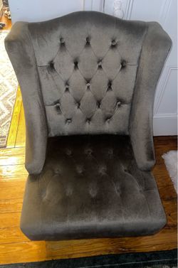 Christopher Knight Home Velvet Grey Chair