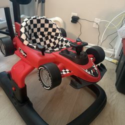 Race car baby walker/bouncer