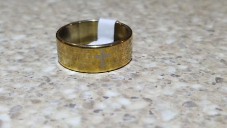 Stainless steel ring size 10