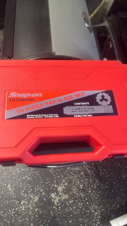 Snap on Tap & Die set