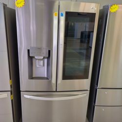 LG INSTAVIEW FRENCH DOOR REFRIGERATOR OPEN BOX ITEM 41T O