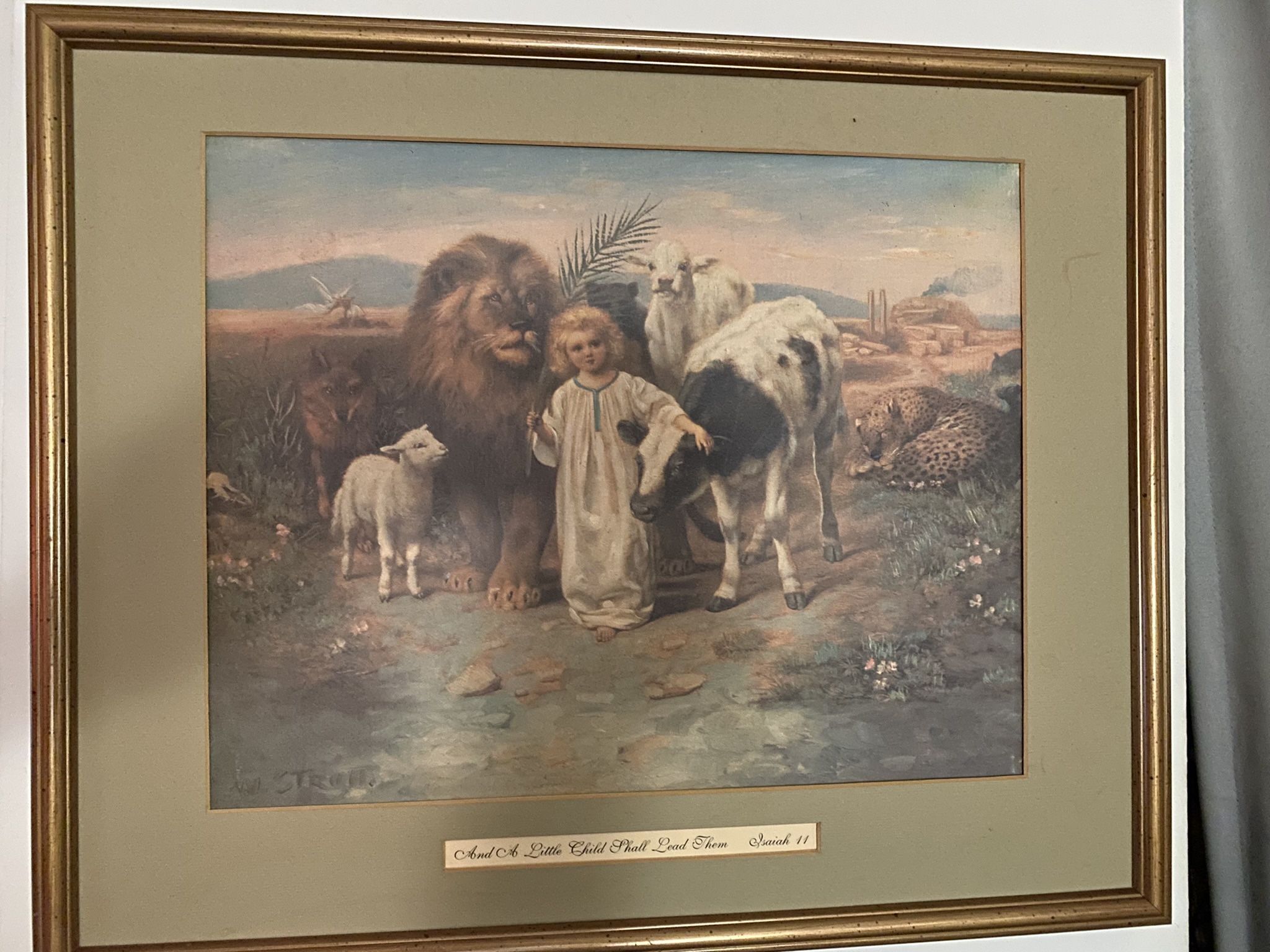 “ And A Little Child Shall Lead Them” Wm. Strut