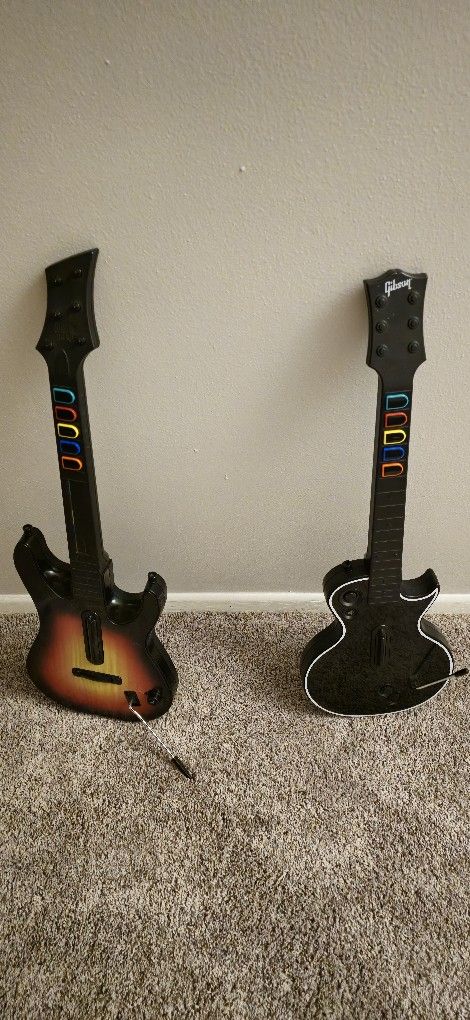 Ps3 Guitar Hero Wireles No Dongle In Perfect Shape