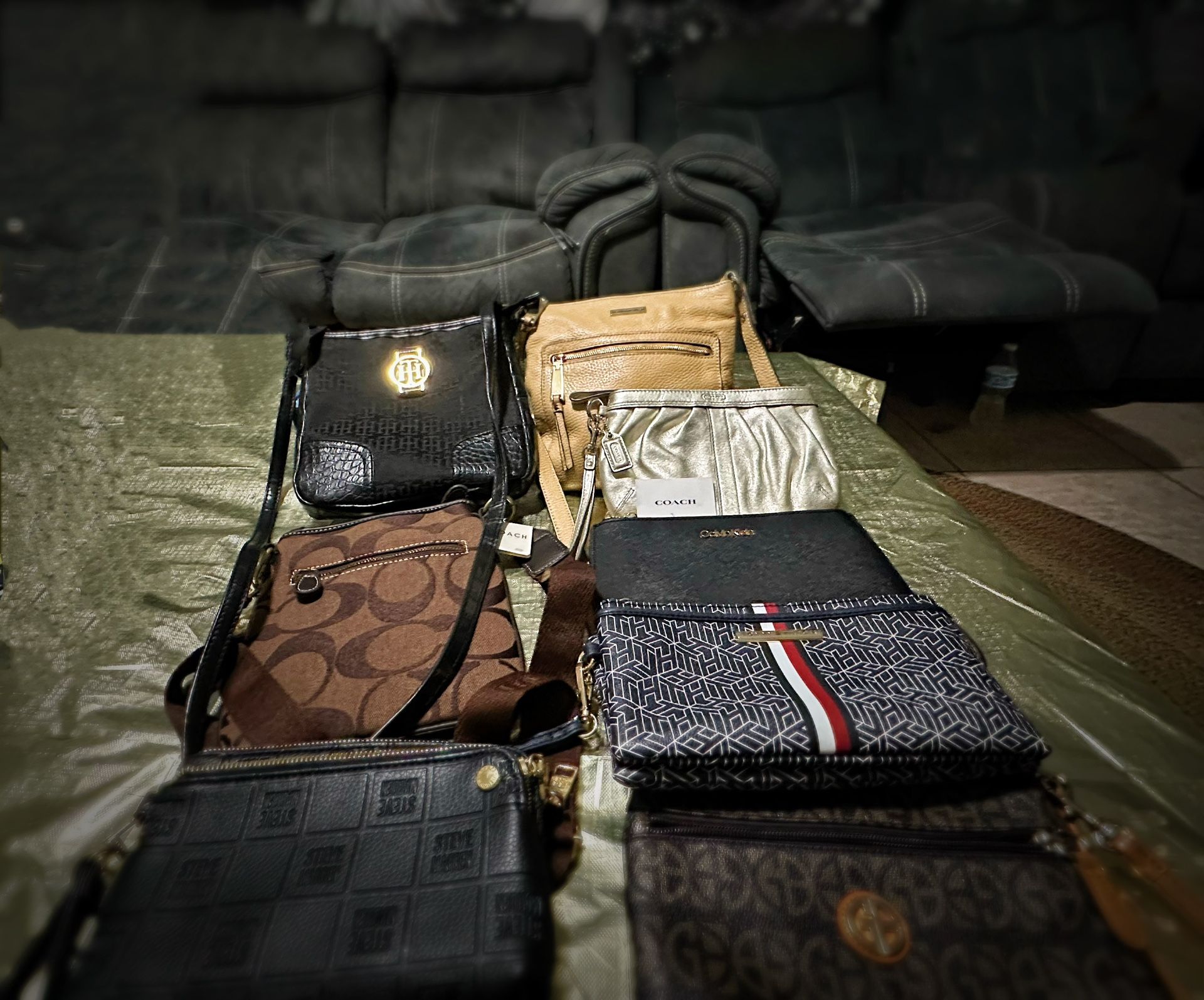 Vintage Coach clutch wallet and purse and other brand bags