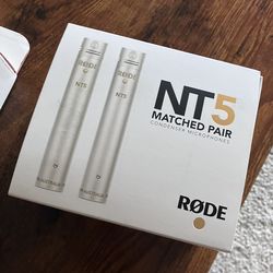 Rode NT5 (2)+ Stand(2) and Cable(2)