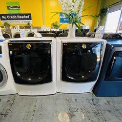 Lg Jumbo Washer And Dryer 11$ Down Payment 