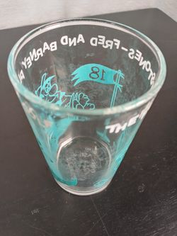 VINTAGE 1963 FRED FLINTSTONE PLAYS GOLF HANNA BARBERA DRINKING