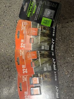 PNY 32GB Trail Camera Memory Cards Lot