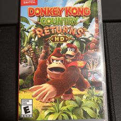 I’m asking$50 DONKEY KONG COUNTRY return HD it’s in good condition Nintendo switch game