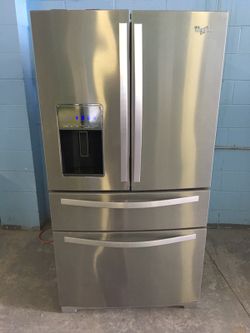 Whirlpool 4 Door Stainless French Door Refrigerator