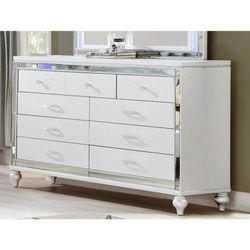 New White Dresser 63” 9-Drawer By House of Hampton $1059 Retail “open box” Delivery Available