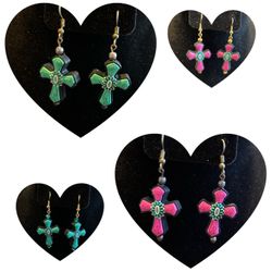Handmade Cross Earrings